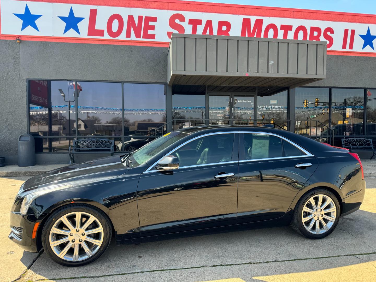 2016 BLACK CADILLAC ATS LUXURY (1G6AB5RX7G0) , located at 5900 E. Lancaster Ave., Fort Worth, TX, 76112, (817) 457-5456, 0.000000, 0.000000 - Photo#0